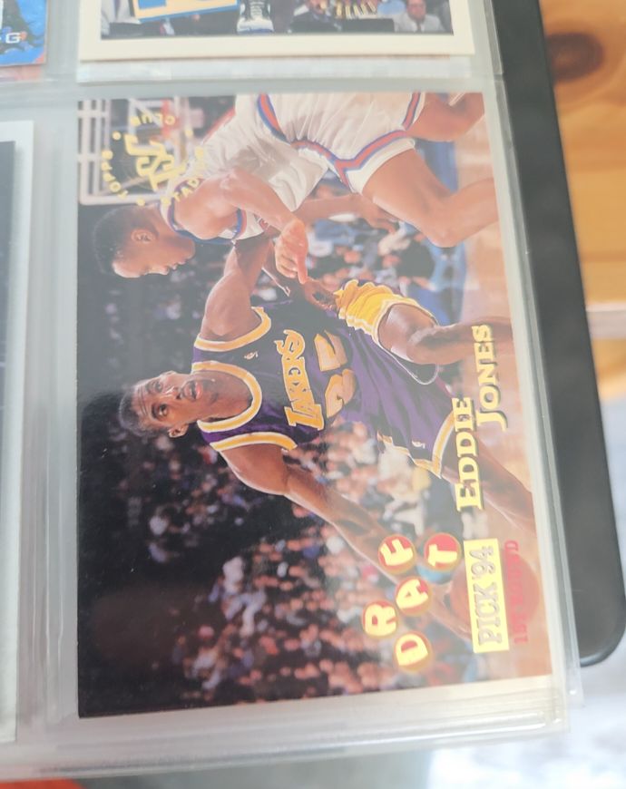 1994-95 Topps Stadium Club #240 Eddie Jones — front