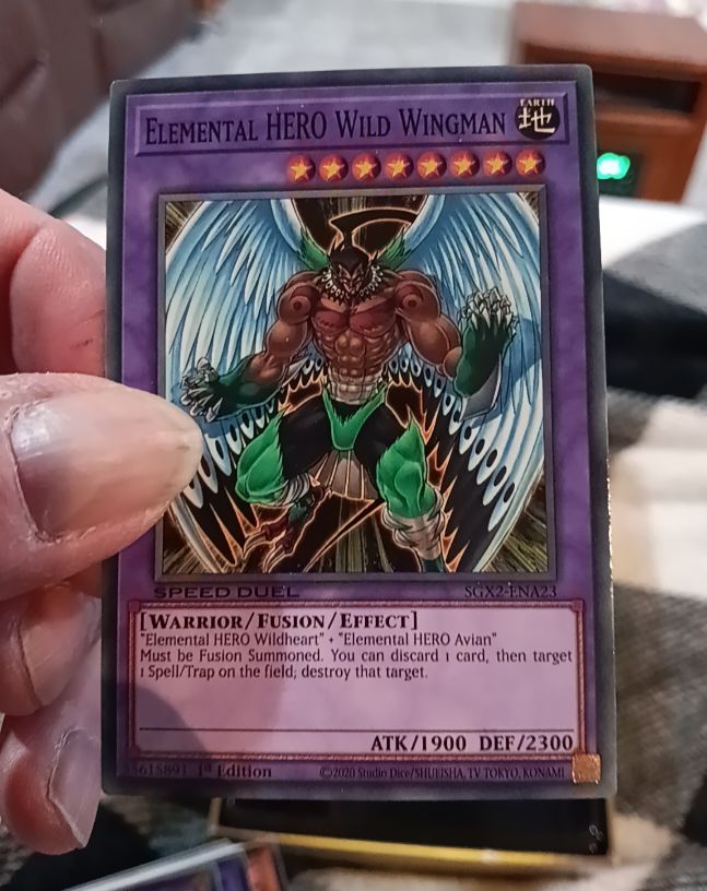 2020 Yu-Gi-Oh! Speed Duel GX: Midterm Paradox #SGX2-ENA23 Elemental HERO Wild Wingman — front