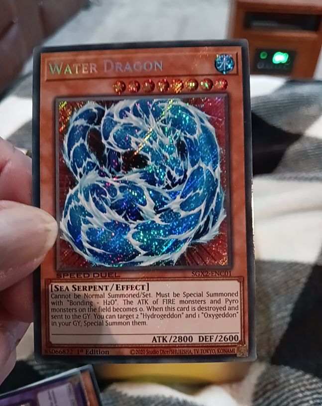 2020 Yu-Gi-Oh! SGX2-ENC01 Water Dragon — front