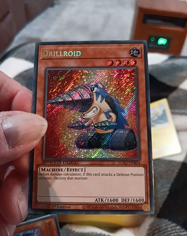 2020 Yu-Gi-Oh! SGX2-ENB04 Drillroid — front