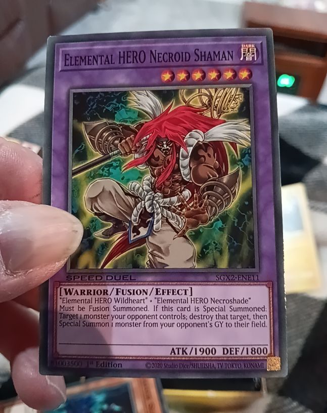 2020 Yu-Gi-Oh! Speed Duel #SGX2-ENE11 Elemental HERO Necroid Shaman — front