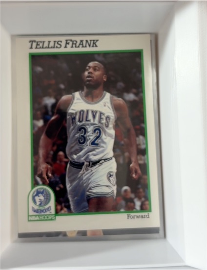 1991-92 NBA Hoops #396 Tellis Frank — front