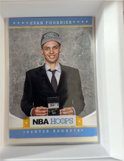 2012-13 Panini NBA Hoops #290 Evan Fournier Rookie Card — front