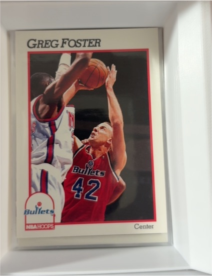 1991-92 NBA Hoops #445 Greg Foster — front