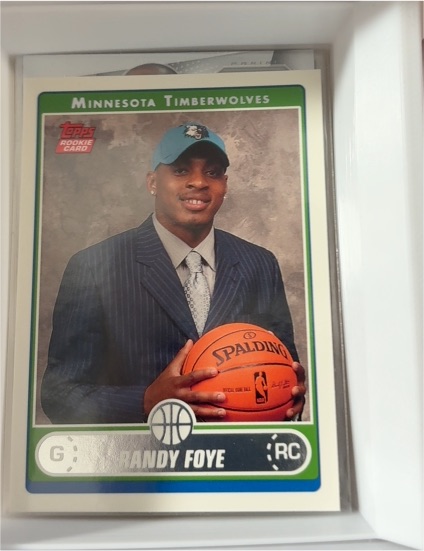 2006-07 Topps #250 Randy Foye Rookie Minnesota Timberwolves — front