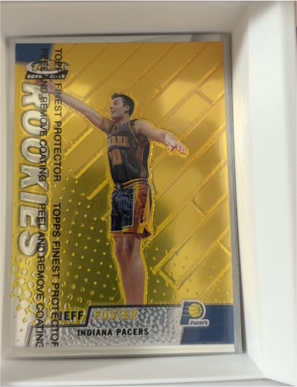 1999-00 Topps Finest #118 Jeff Foster — front