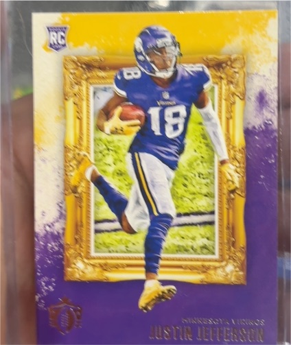 2020 Panini Chronicles Gridiron Kings #GK-13 Justin Jefferson — front