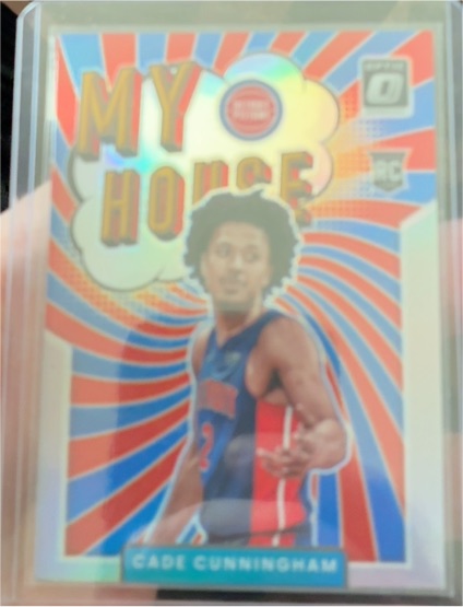 2021-22 Donruss Optic My House #16 Cade Cunningham — front