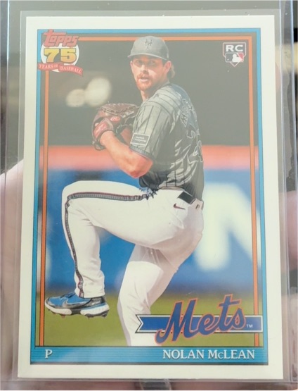 2026 Topps Series 1 #T91-63 Nolan McLean — front