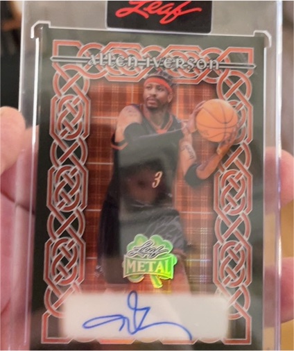2025 Leaf Metal # Allen Iverson — front