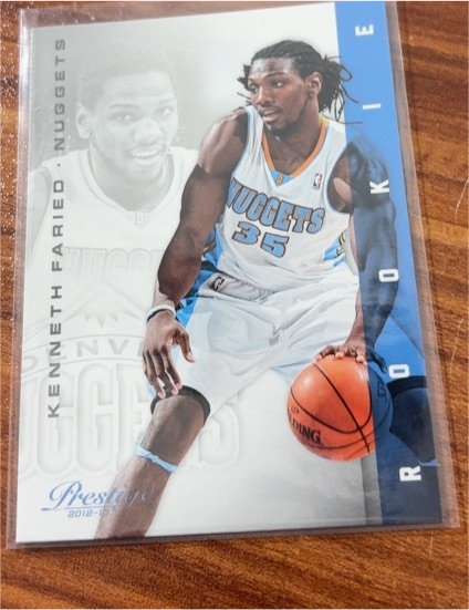 2012-13 Panini Prestige #158 Kenneth Faried Rookie Denver Nuggets — front