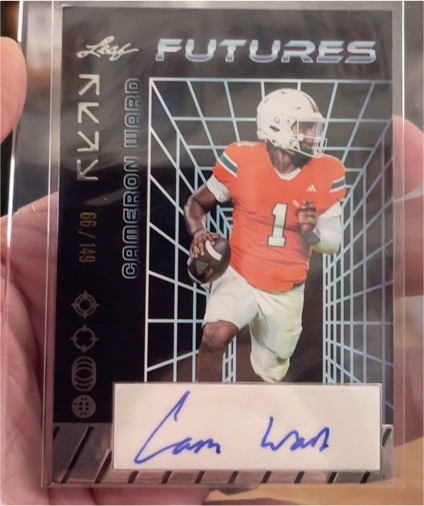 2024 Leaf Futures #A-CW1 Cameron Ward — front