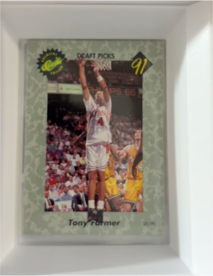 1991 Classic Draft Picks #50 Tony Farmer — front