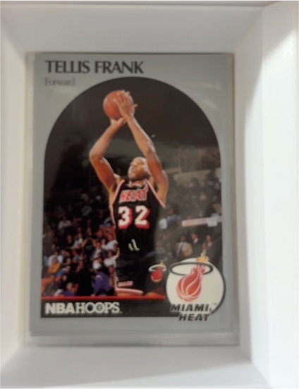 1990 NBA Hoops #166 Tellis Frank — front