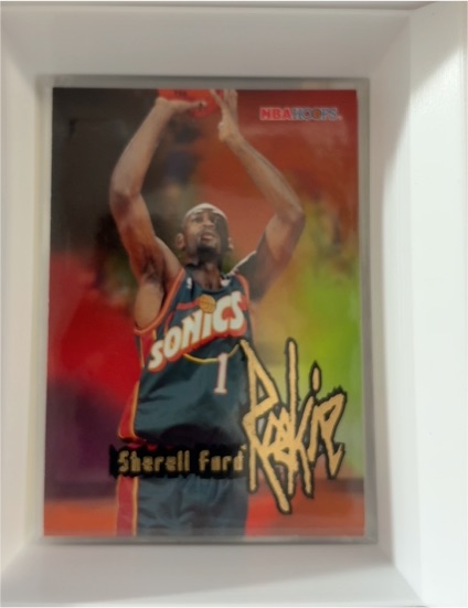1995-96 NBA Hoops #284 Sherell Ford — front