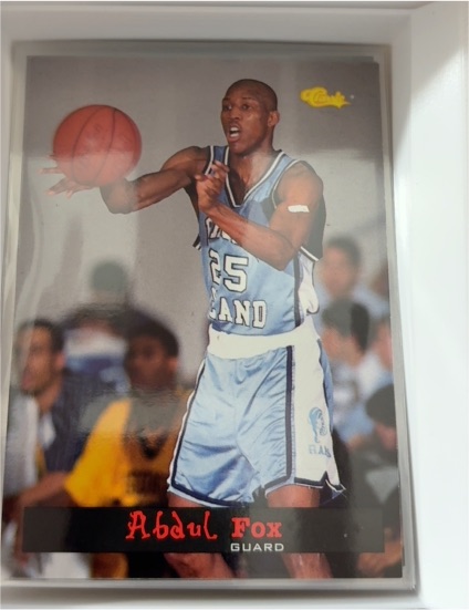1994 Classic #75 Abdul Fox — front
