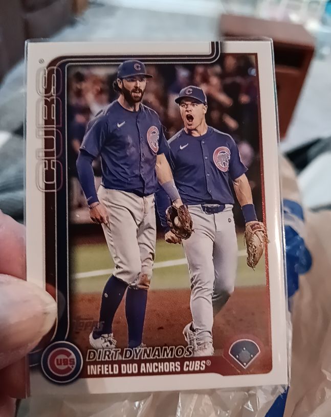 2025 Topps Update #US309 Dirt Dynamos Dansby Swanson Matt Shaw — front