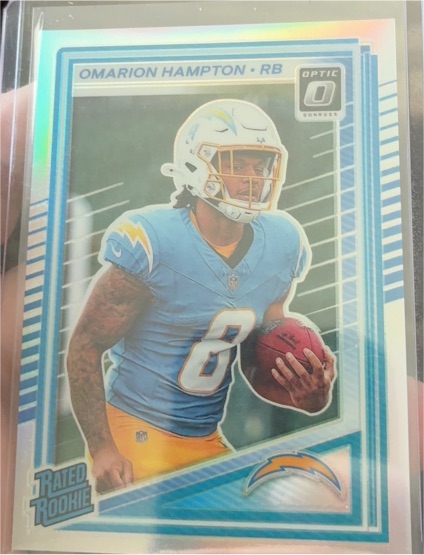2025 Panini Donruss Optic #212 Omarion Hampton — front