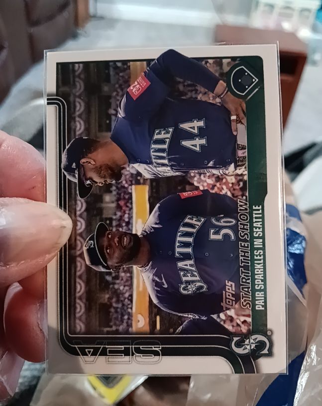 2025 Topps Update #US244 Julio Rodriguez/Randy Arozarena Seattle Mariners — front