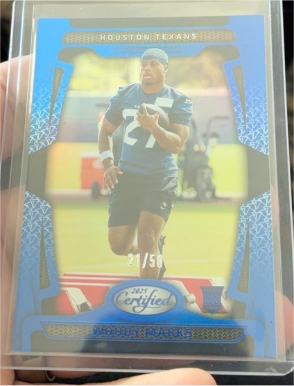 2025 Panini Certified #168 Woody Marks — front