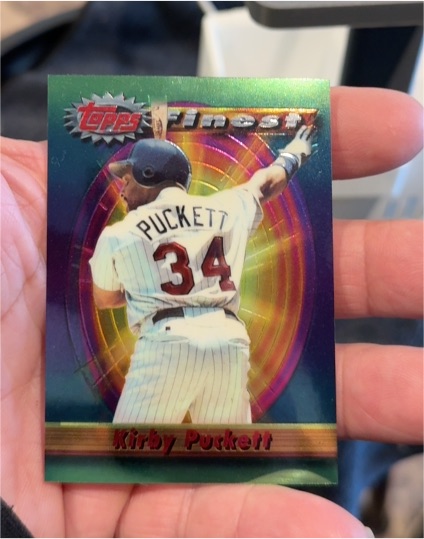 1994 Topps Finest #204 Kirby Puckett — front