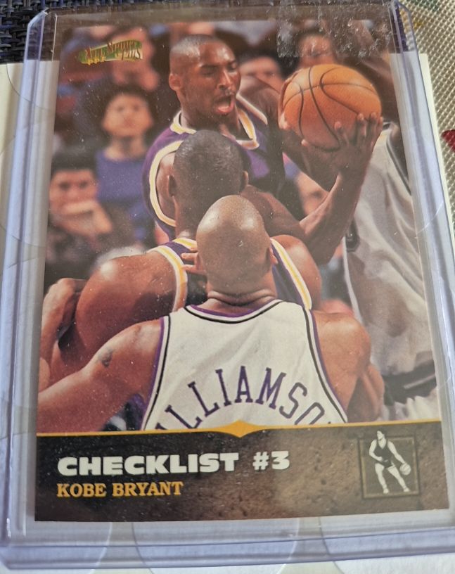 1996 Score Board All Sport Plus #150 Kobe Bryant Checklist #3 — front