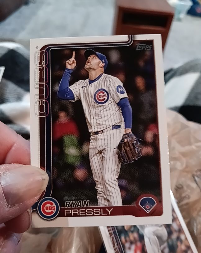 2025 Topps Update #US46 Ryan Pressly Chicago Cubs — front