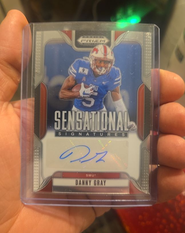 2025 Panini Prizm Draft Picks #SS-DNG Sensational Signatures Danny Gray SMU Auto — front