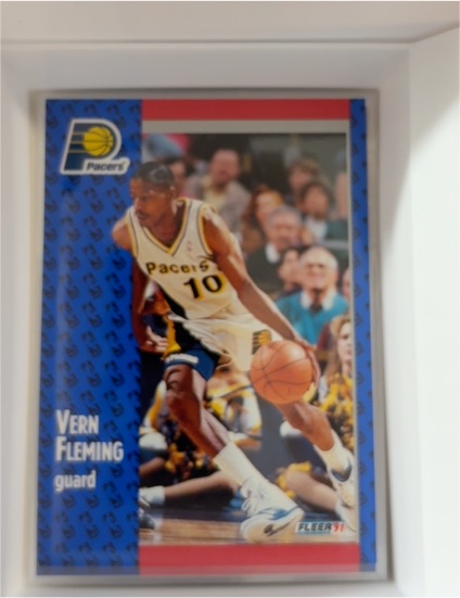 1991-92 Fleer #81 Vern Fleming — front