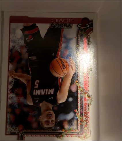 2025 Topps Holiday #H61 Nikola Jovic — front