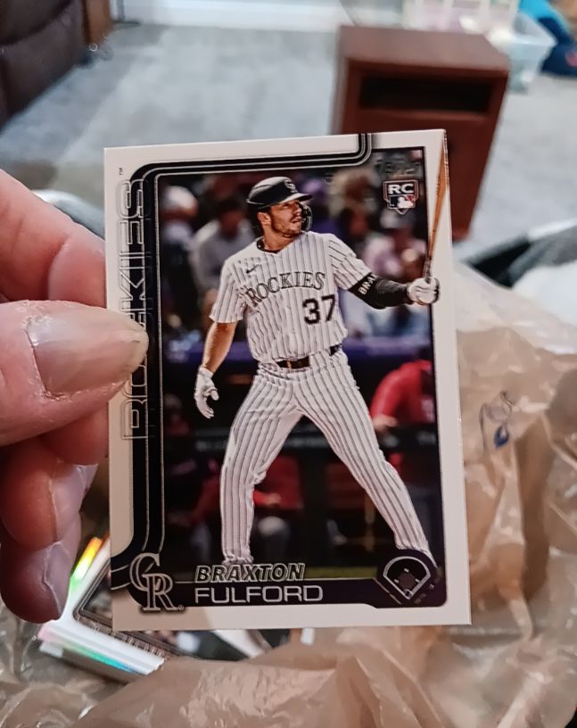 2025 Topps Update #US123 Braxton Fulford — front