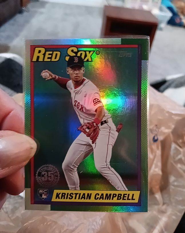 2025 Topps Update #U90-36 Kristian Campbell — front