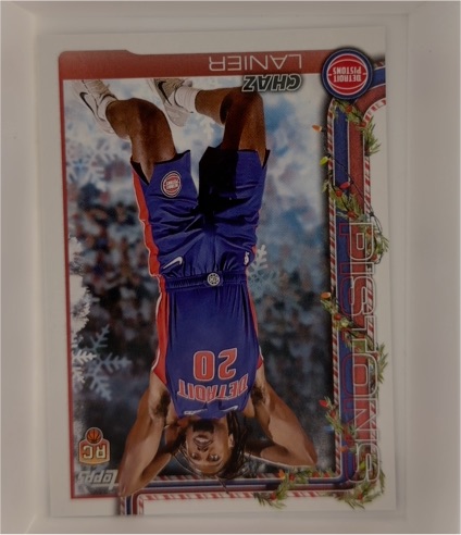 2025-26 Topps Holiday #H197 Chaz Lanier — front
