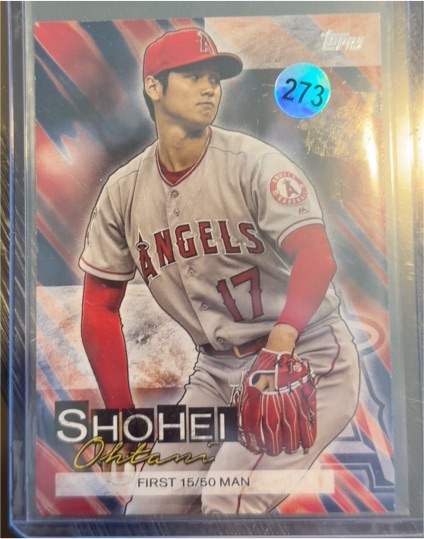 2019 Topps Update #SO-18 Shohei Ohtani Highlights First 15/50 Man Insert — front