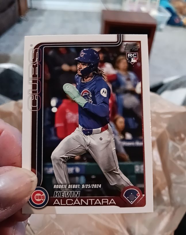 2025 Topps Update Series #US128 Kevin Alcántara — front