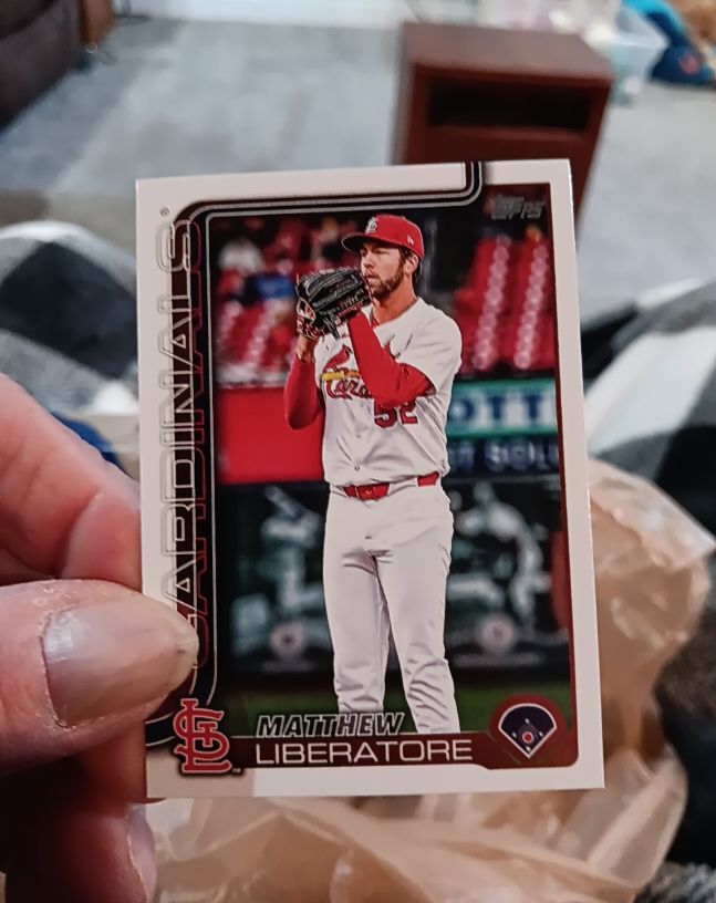 2025 Topps Update #US185 Matthew Liberatore — front