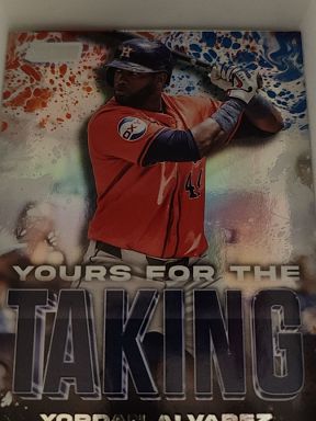 2025 Topps Stadium Club #YK-21 Yordan Alvarez Yours For The Taking — front