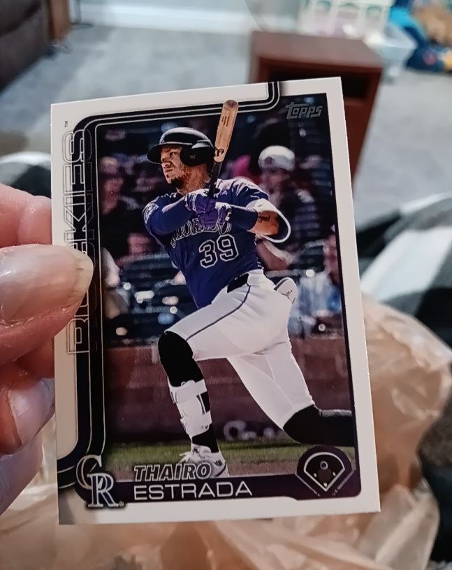 2025 Topps Update #US339 Thairo Estrada — front