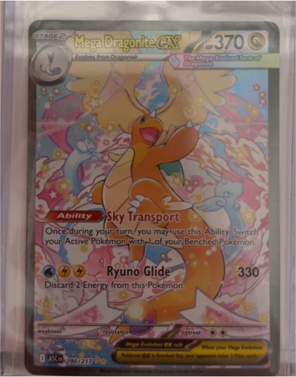 2025 Pokémon Mega Dragonite EX #290/217 — front