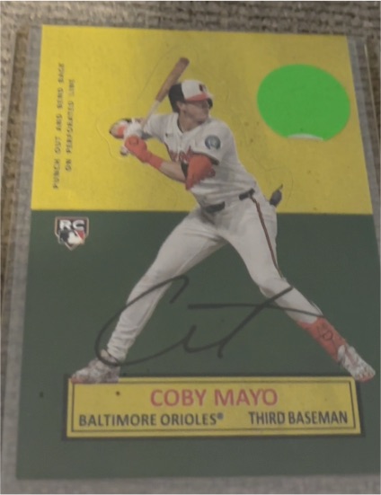 2025 Topps Archives 1964 Stand-Ups #64SU-6 Coby Mayo — front