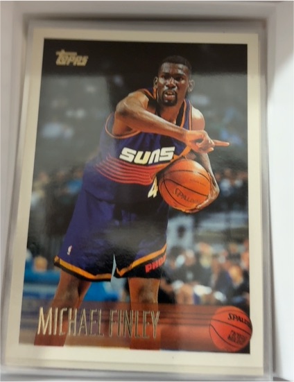 1996-97 Topps #101 Michael Finley — front