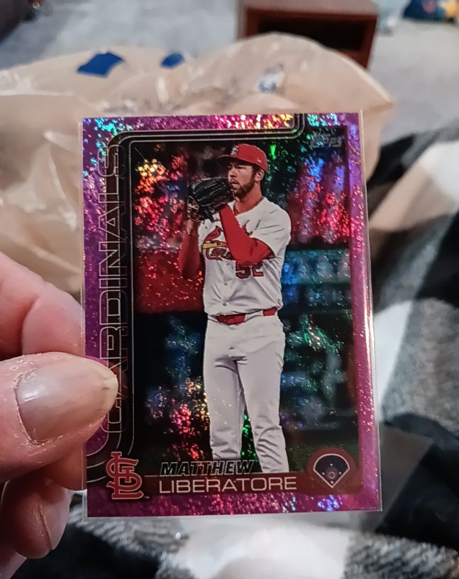 2025 Topps Update Series #US185 Matthew Liberatore — front