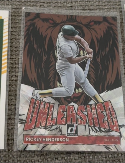 2022 Donruss Unleashed #UL-17 Rickey Henderson — front