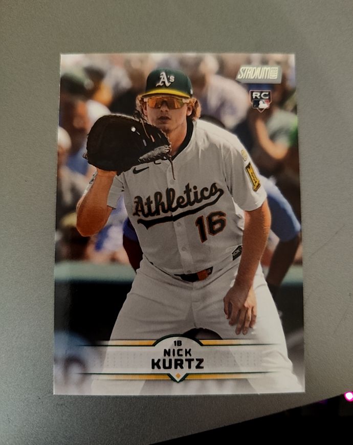 2025 Topps Stadium Club #9 Nick Kurtz — front