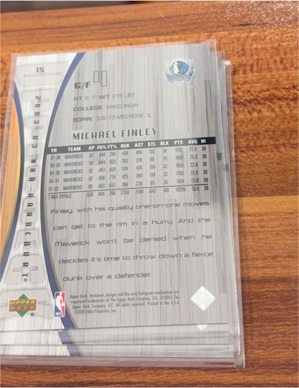 1995-96 Upper Deck #253 Michael Finley Rookie — front