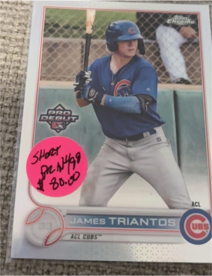 2022 Topps Pro Debut #PD-1 James Triantos — front