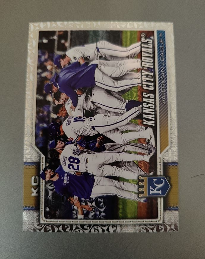 2026 Topps Series 1 Baseball #34 Kansas City Royals Team Card — front
