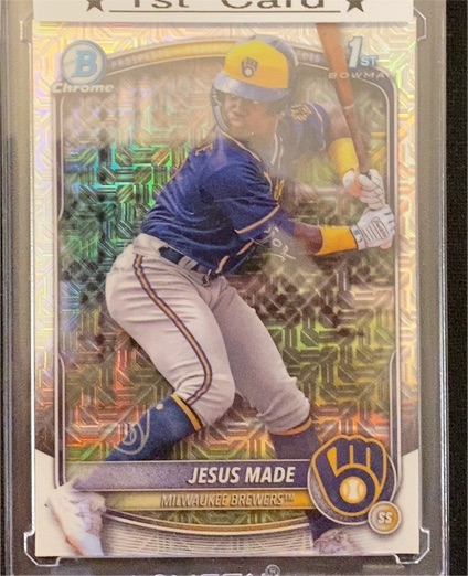 2025 Bowman Chrome #BCP-50 Jesus Made — front