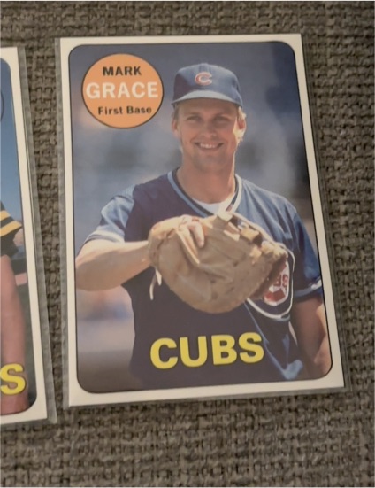 1990 Baseball Cards Magazine #BC30 Mark Grace — front