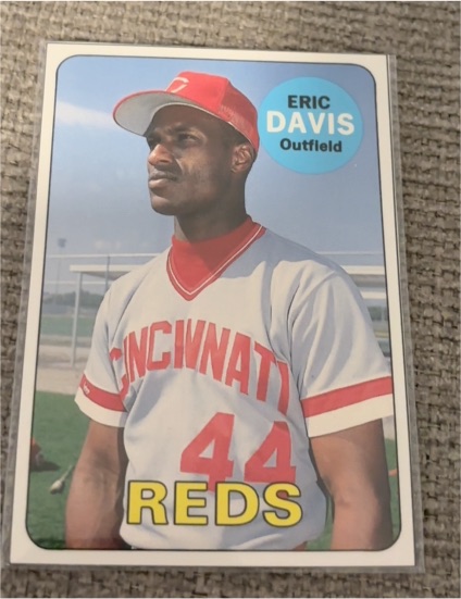 1990 Baseball Cards Magazine #5 Eric Davis — front